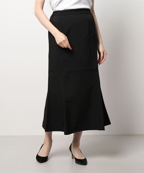 KOBE LETTUCE（コウベレタス）の「マーメイドスカート[M3446]（スカート・レディース・グレイッシュベージュ/ブラック/グリーン・FREE）」の2枚目の写真