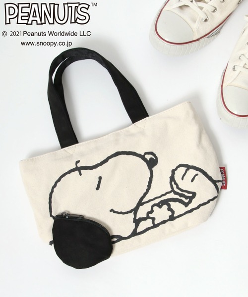 Peanuts スヌーピー耳がポケット ミニトートバッグ トートバッグ Peanuts ピーナッツ のファッション通販 Zozotown
