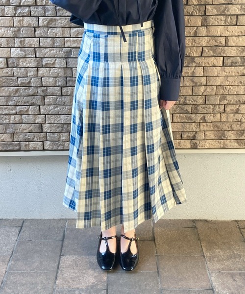 セール ロング プリーツチェックスカート スカート Loco Ocean ロコオーシャン のファッション通販 Zozotown