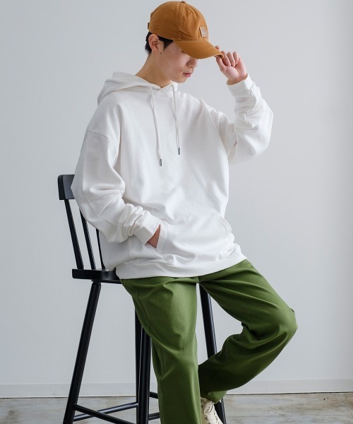 SIDEWAY STANCE（サイドウェイスタンス）の「【SIDEWAY STANCE】オリジナル グラフィック プリント オーバーサイズ スウェット プルパーカー（パーカー・メンズ・ブルーグレー/ブラック/オフホワイト/杢グレー/グレー系その他/ブラック系その他/カーキ・MEDIUM/X-LARGE/LARGE）」の8枚目の写真