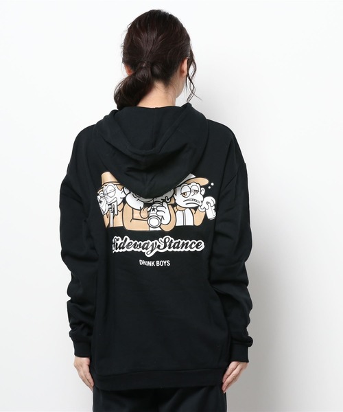 SIDEWAY STANCE（サイドウェイスタンス）の「【SIDEWAY STANCE】オリジナル グラフィック プリント オーバーサイズ スウェット プルパーカー（パーカー・メンズ・ブルーグレー/ブラック/オフホワイト/杢グレー/グレー系その他/ブラック系その他/カーキ・MEDIUM/X-LARGE/LARGE）」の18枚目の写真