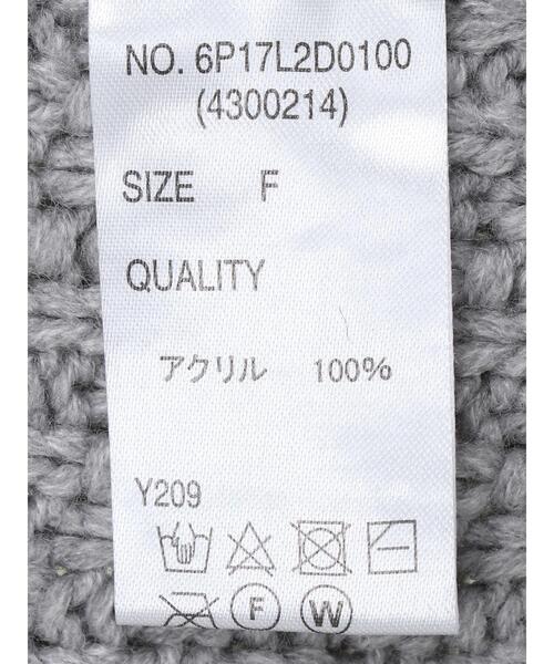 Green　Parks（グリーンパークス）の「・SUGAR SPOON ケーブルニットカーディガン＊（カーディガン/ボレロ・レディース・チャコールグレー/アイボリー/杢グレー/グレイッシュベージュ・FREE）」の11枚目の写真