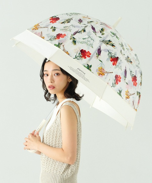 長傘（ホワイト/白色系・花柄・ボタニカル柄）ファッション通販 - ZOZOTOWN