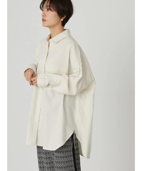 AMERICAN HOLIC（アメリカンホリック）の「オーバーサイズシャツ（シャツ/ブラウス・レディース・アイボリー/チェック・M/L）」の11枚目の写真