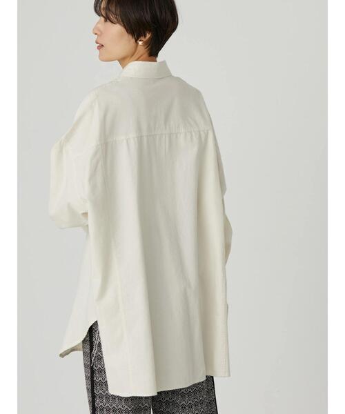 AMERICAN HOLIC（アメリカンホリック）の「オーバーサイズシャツ（シャツ/ブラウス・レディース・アイボリー/チェック・M/L）」の13枚目の写真