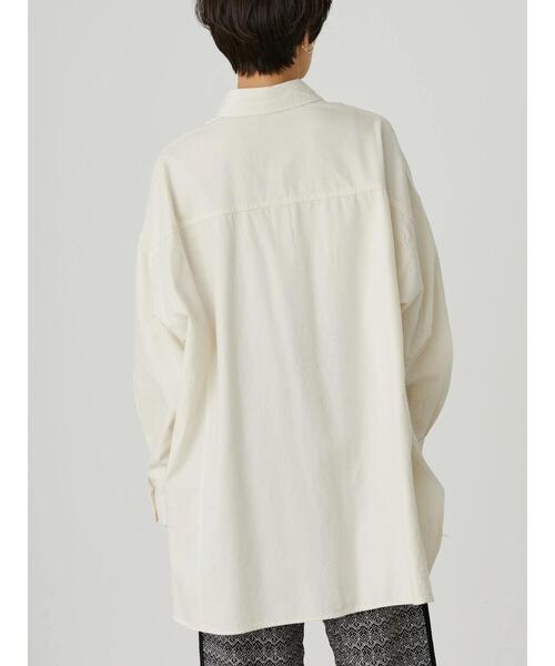 AMERICAN HOLIC（アメリカンホリック）の「オーバーサイズシャツ（シャツ/ブラウス・レディース・アイボリー/チェック・M/L）」の14枚目の写真