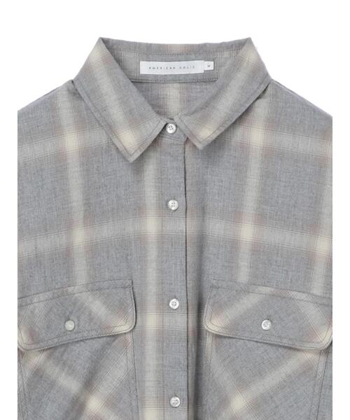 AMERICAN HOLIC（アメリカンホリック）の「オーバーサイズシャツ（シャツ/ブラウス・レディース・アイボリー/チェック・M/L）」の19枚目の写真