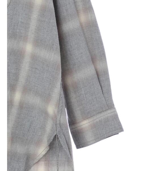 AMERICAN HOLIC（アメリカンホリック）の「オーバーサイズシャツ（シャツ/ブラウス・レディース・アイボリー/チェック・M/L）」の20枚目の写真