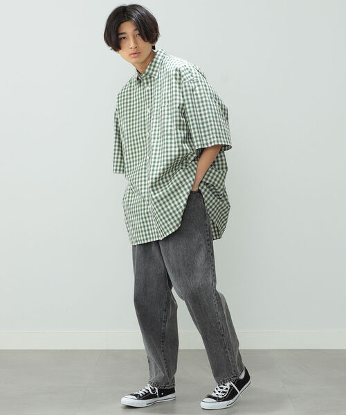 BeAMS DOT(ビームスドット)の「【WEB限定】BeAMS DOT / ワイドバルーン デニムパンツ(その他パンツ・メンズ・ブラック/ライトブルー・MEDIUM/LARGE/SMALL)」の4枚目の写真