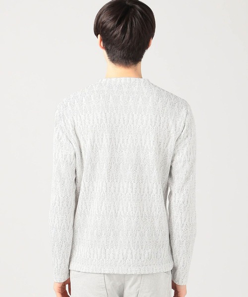 HIDEAWAYS NICOLE（ハイダウェイニコル）の「フクレジャカード Vネックカットソー（Tシャツ/カットソー・メンズ・ホワイト×ブラック/ブラック×ホワイト・X-LARGE/MEDIUM/LARGE）」の7枚目の写真