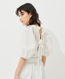 タイプライターバックシャンブラウス