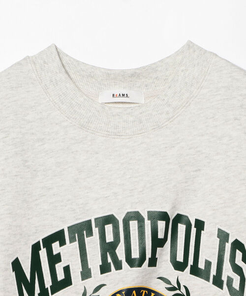 BeAMS DOT（ビームスドット）の「【WEB限定】BeAMS DOT / カレッジロゴ オーバースウェット（スウェット・レディース・グレー/ネイビー・FREE）」の17枚目の写真
