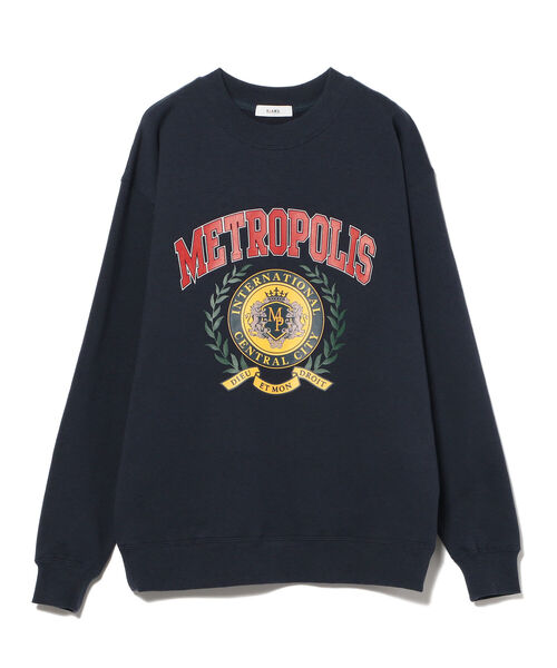 BeAMS DOT（ビームスドット）の「【WEB限定】BeAMS DOT / カレッジロゴ オーバースウェット（スウェット・レディース・グレー/ネイビー・FREE）」の21枚目の写真