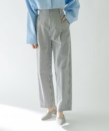 mystic | ストライプタックパンツ(その他パンツ)