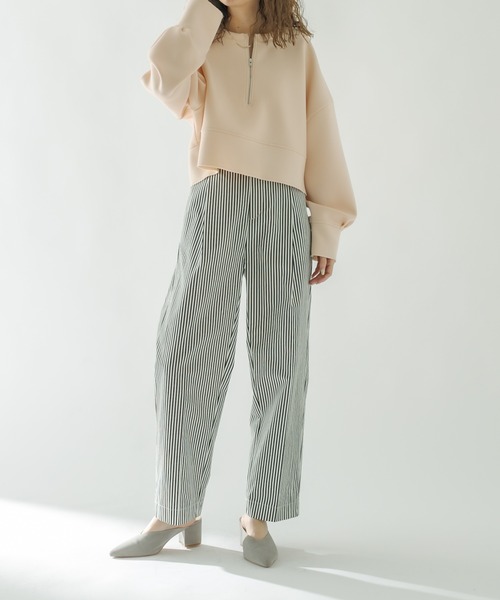 mystic（ミスティック）の「ストライプタックパンツ（その他パンツ