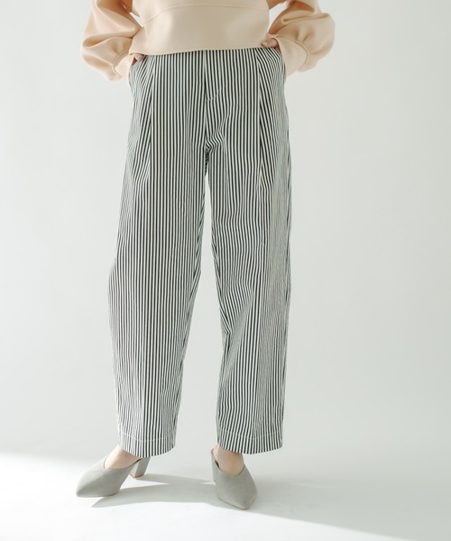 mystic(ミスティック)の「ストライプタックパンツ(その他パンツ・レディース・ブルー/ブラック・1/2)」の18枚目の写真