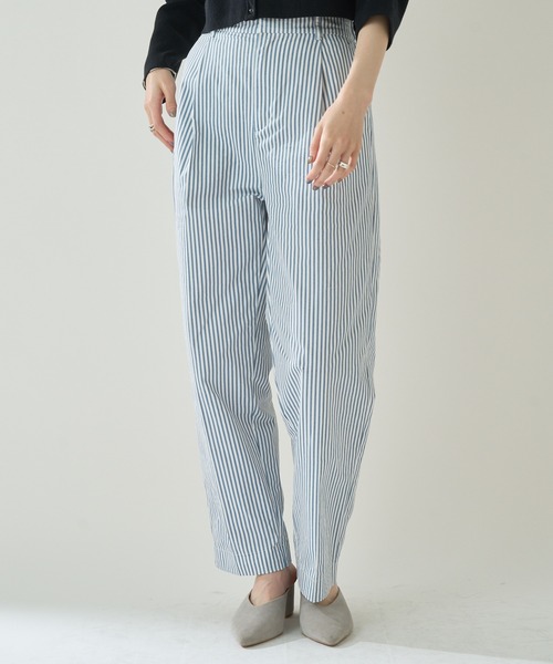 mystic(ミスティック)の「ストライプタックパンツ(その他パンツ・レディース・ブルー/ブラック・1/2)」の14枚目の写真