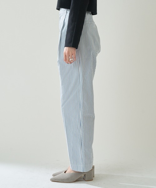 mystic(ミスティック)の「ストライプタックパンツ(その他パンツ・レディース・ブルー/ブラック・1/2)」の19枚目の写真