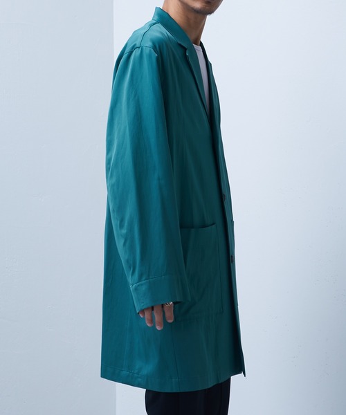 Lui's（ルイス）の「【SILLIS / シリス】 3Bロングジャケット（テーラードジャケット・メンズ・ブラック/エメラルド・44/46）」の17枚目の写真
