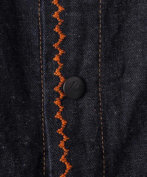 Needles(ニードルス)の「<NEEDLES(ニードルズ)> EMBROIDERY デニムジャケット■■■(デニムジャケット・メンズ・ネイビー・M/S)」の7枚目の写真