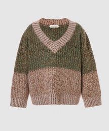 NAMACHEKO ナマチェコ akad クルーネック ニットセーター Mサイズ NAMACHEKO（ナマチェコ）の「NAMACHEKO/ナマチェコ/AKAD