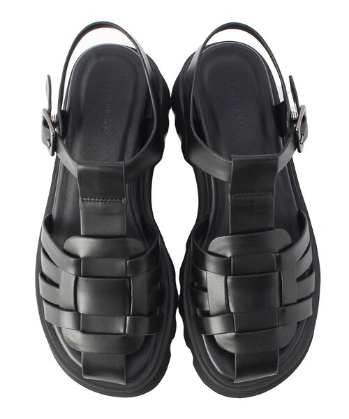 ESPERANZA（エスペランサ）の「◆【残りわずか】グルカタンクソールサンダル（サンダル・レディース・ブラック/アイボリー・LL/S/M/L）」の7枚目の写真