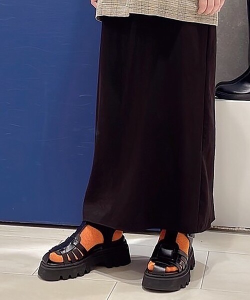 ESPERANZA（エスペランサ）の「◆【残りわずか】グルカタンクソールサンダル（サンダル・レディース・ブラック/アイボリー・LL/S/M/L）」の15枚目の写真