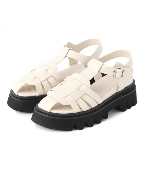 ESPERANZA（エスペランサ）の「◆【残りわずか】グルカタンクソールサンダル（サンダル・レディース・ブラック/アイボリー・LL/S/M/L）」の18枚目の写真