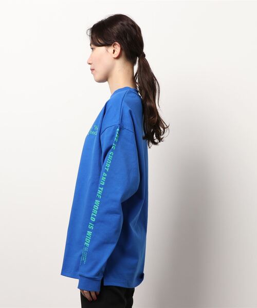 improves(インプローブス)の「ヘビーウェイ ト袖プリント オーバーサイズ ロンT(Tシャツ/カットソー・メンズ・ホワイト/グリーン/ブラック/ブルー/マスタード・LARGE/MEDIUM)」の20枚目の写真