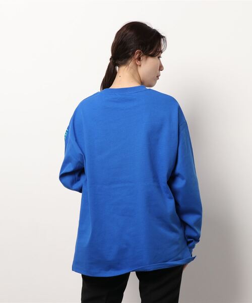 improves(インプローブス)の「ヘビーウェイ ト袖プリント オーバーサイズ ロンT(Tシャツ/カットソー・メンズ・ホワイト/グリーン/ブラック/ブルー/マスタード・LARGE/MEDIUM)」の9枚目の写真
