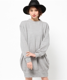 ROSE BUD | S-LCTO-14209 L/S SWEAT DRESS(ワンピース)