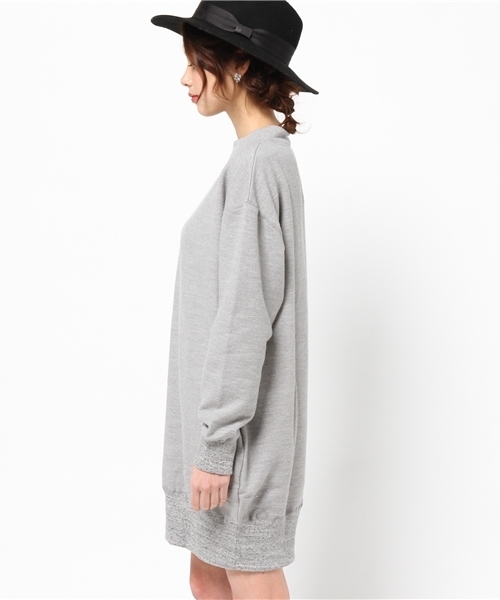 ROSE BUD（ローズバッド）の「S-LCTO-14209 L/S SWEAT DRESS（ワンピース・レディース・ミックスグレー/ネイビー・ONE SIZE）」の10枚目の写真