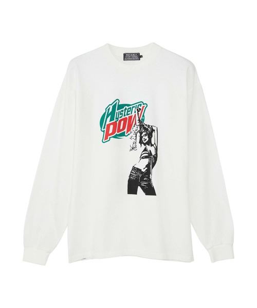 HYSTERIC GLAMOUR（ヒステリックグラマー）の「HYSTERIC POW Tシャツ（Tシャツ/カットソー・メンズ・ネイビー/ブラック/ホワイト・MEDIUM/SMALL/LARGE/X-LARGE）」の2枚目の写真