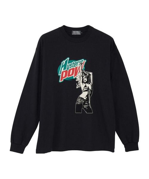 HYSTERIC GLAMOUR（ヒステリックグラマー）の「HYSTERIC POW Tシャツ（Tシャツ/カットソー・メンズ・ネイビー/ブラック/ホワイト・MEDIUM/SMALL/LARGE/X-LARGE）」の5枚目の写真