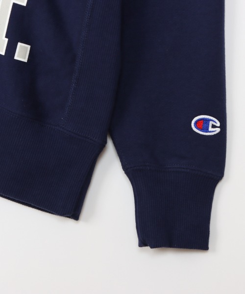 Champion(チャンピオン)の「【Champion/チャンピオン】キッズ リバースウィーブ(R) フーデッドスウェットシャツ(パーカー・キッズ・シルバーグレー/オレンジ/ネイビー・120/110/130/140/100)」の21枚目の写真