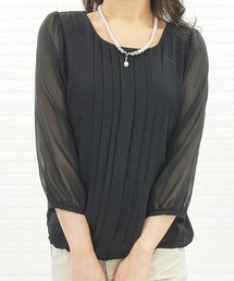 Lace Ladies | 七分袖 シフォンレースブラウス(シャツ/ブラウス)