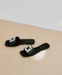 ADAM ET ROPE' | ビジューフラットサンダル(サンダル)