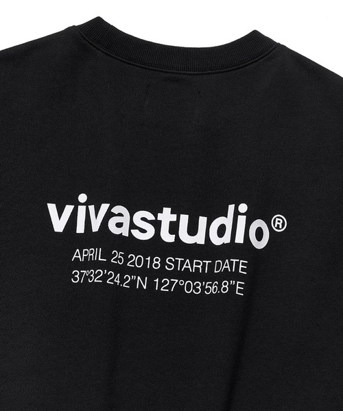 VIVASTUDIO（ビバスタジオ）の「【UNISEX】VIVA STUDIO／LOCATION プルオーバー（ウラケ）  2277079（スウェット・レディース・ブラック/ネイビー/アイボリー/ライトグレー・SMALL/MEDIUM/LARGE/X-LARGE）」の10枚目の写真