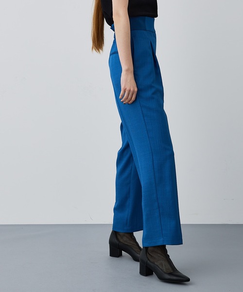 ネオリネンワイドストレートパンツ