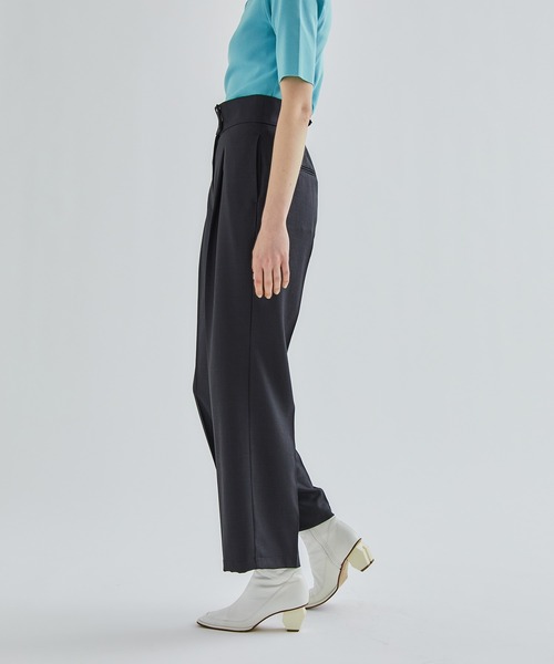 ネオリネンワイドストレートパンツ