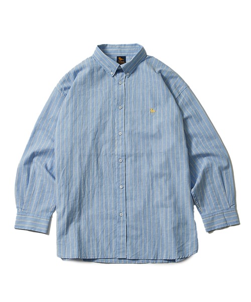 Modern Amusement（モダンアミューズメント）の「モダンアミューズメント シャツ（シャツ/ブラウス・メンズ・ホワイト/ストライプ/ネイビー/ピンク・FREE）」の4枚目の写真