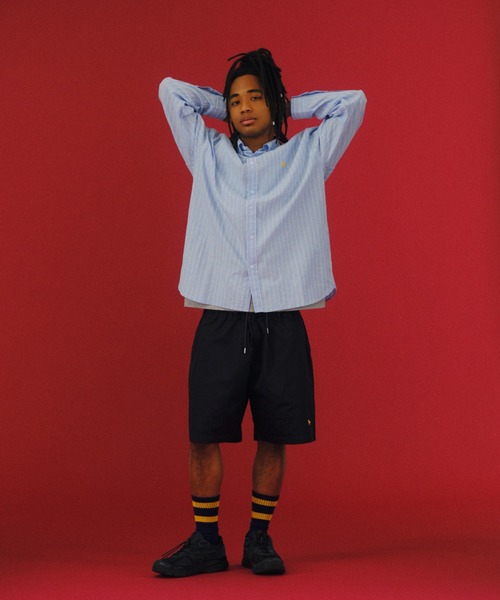 Modern Amusement（モダンアミューズメント）の「モダンアミューズメント シャツ（シャツ/ブラウス・メンズ・ホワイト/ストライプ/ネイビー/ピンク・FREE）」の7枚目の写真