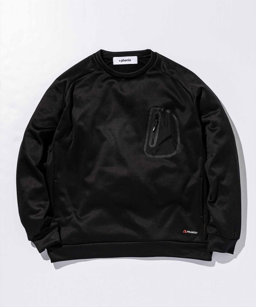 +phenix（プラスフェニックス）の「+phenix(プラスフェニックス)POWER STRETCH SWEAT（スウェット・メンズ・ホワイト/ブラック/ネイビー・XXL/M/L/XL/S）」の3枚目の写真