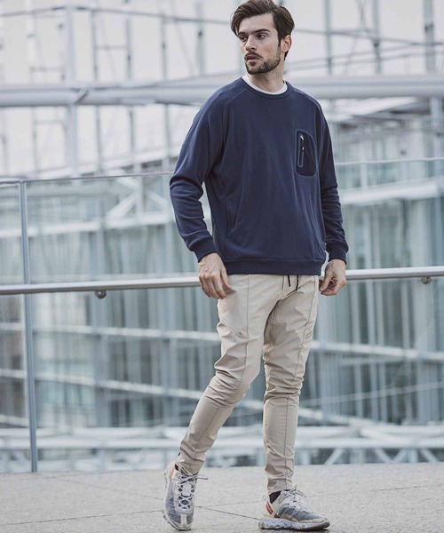 +phenix（プラスフェニックス）の「+phenix(プラスフェニックス)POWER STRETCH SWEAT（スウェット・メンズ・ホワイト/ブラック/ネイビー・XXL/M/L/XL/S）」の15枚目の写真