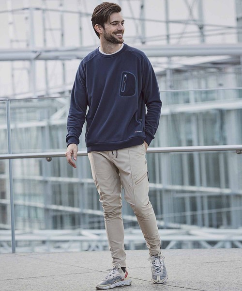 +phenix（プラスフェニックス）の「+phenix(プラスフェニックス)POWER STRETCH SWEAT（スウェット・メンズ・ホワイト/ブラック/ネイビー・XXL/M/L/XL/S）」の16枚目の写真