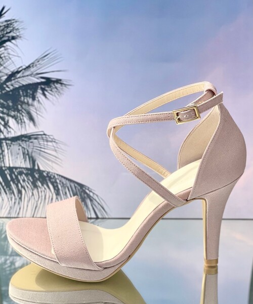 ESPERANZA（エスペランサ）の「◆クロスストラップアーモンドトゥサンダル（サンダル・レディース・チョコ/ブラック系2/アイボリー系2・LL/S/M/L）」の13枚目の写真