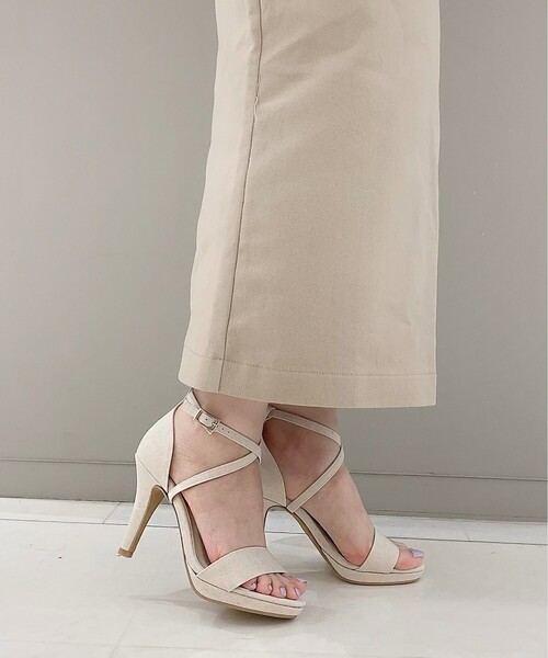 ESPERANZA（エスペランサ）の「◆クロスストラップアーモンドトゥサンダル（サンダル・レディース・チョコ/ブラック系2/アイボリー系2・LL/S/M/L）」の7枚目の写真