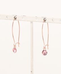 STYLEBLOCK（スタイルブロック）の「クリスタルフープピアス（ピアス（両耳用））」