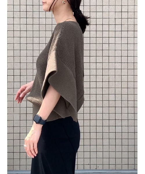 MIESROHE（ミースロエ）の「ドルマンニットトップス（ニット/セーター 