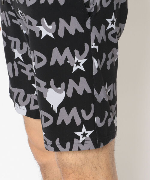 STUD MUFFIN(スタッドマフィン)の「STUD MUFFIN/スタッドマフィン/GRAFGRAM柄ナイロンストレッチ ラッシュショーツ(その他パンツ・メンズ・ブラック・2/3)」の7枚目の写真